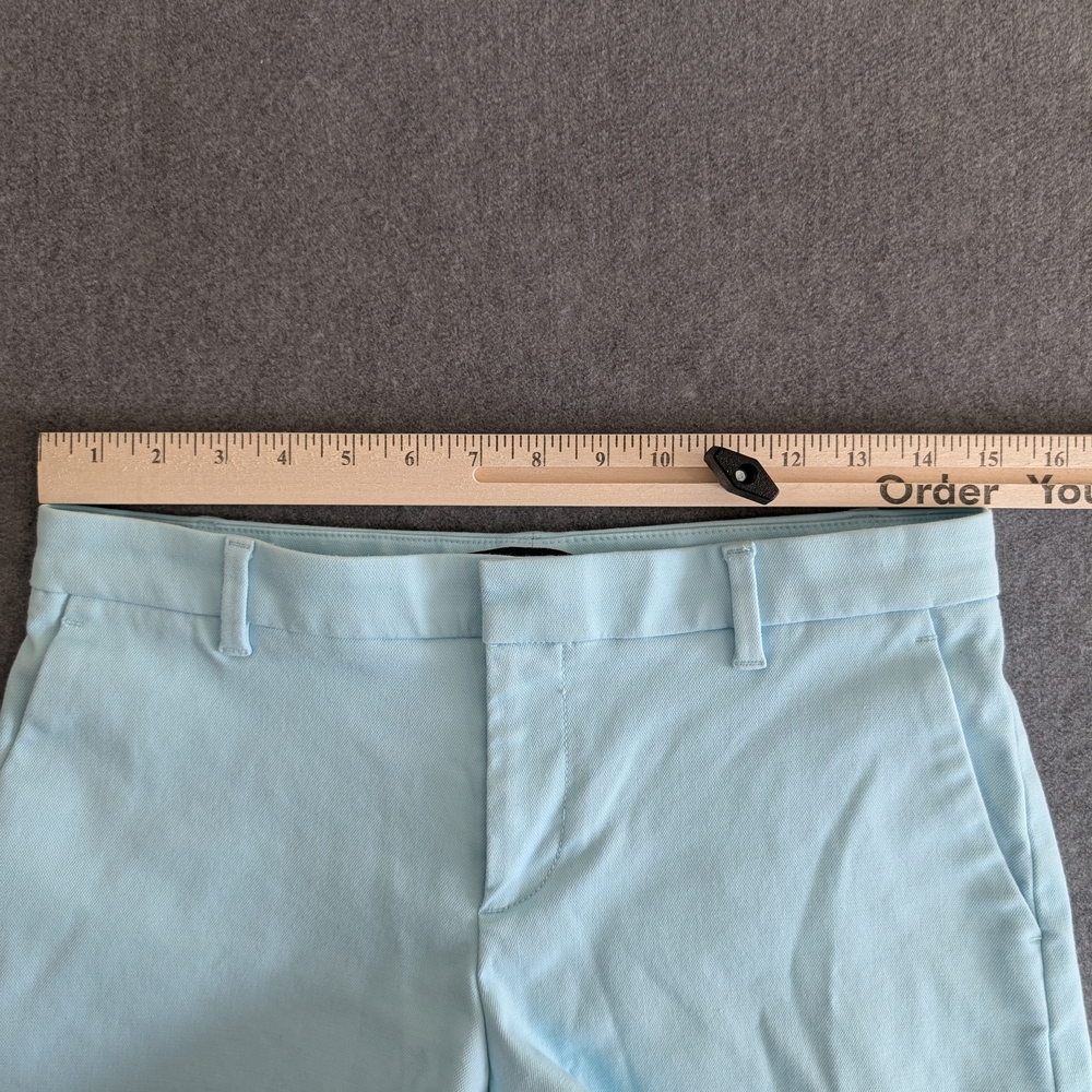 Banana Republic Light Blue "Clean Short" Chino Shorts - Size 2 - Picture 3 of 9